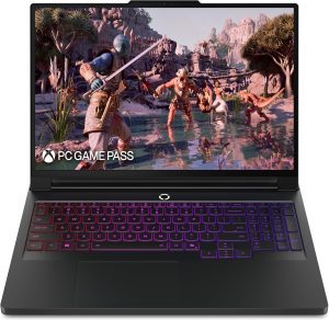 Lenovo Legion Pro 7i – AI-Powered Gaming Laptop – Intel® Core Ultra 7 255HX – 16″ WQXGA PureSight OLED Display – 240Hz – NVIDIA® GeForce RTX™ 5070 Ti – 32GB Memory – 2TB Storage – PC GamePass