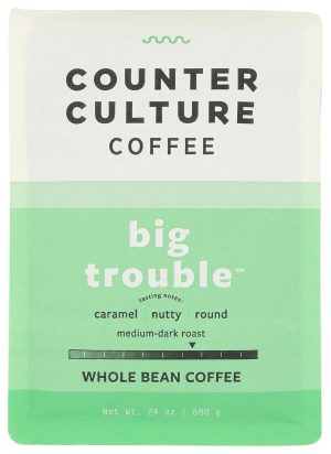 COUNTER CULTURE COFFEE Big Trouble Blend Whole Bean Coffee, 24 OZ