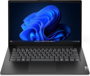 Lenovo V14 G5 – Hybrid Work Laptop – 14″ FHD Display – Intel Core i7-240H – 16GB Memory – 512GB Storage – Integrated Intel UHD Graphics – Windows 11 Home – Business Black