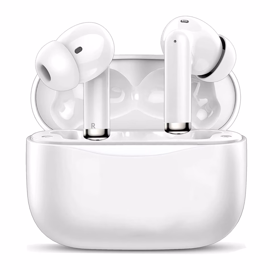 PRO 3 Wireless Bluetooth earphones with heart rate monitoring, ANC noise cancelling microphone earbuds, stereo audio compatible