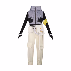 Rudo New Anime GACHIAKUTA Cosplay Costume Punk Street Hot Punk Sleeve Hooded Jacket Y2K Fashion Uniform Cos Customized