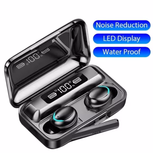 Wireless Earphones LED Dislpaly Binaural TWS Wireless Bluetooth Headset Waterproof Noise Reduction Bluetooth Headphones
