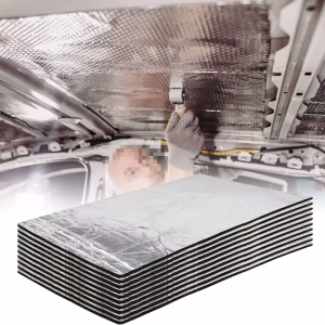 5/10 Sheets Car Sound Deadener Heat Insulation Mat for Auto Van Sound Proofing Deadening Insulation Mat Car Hood Noise Insulator
