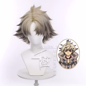 Anime GACHIAKUTA Cosplay RUDO Wigs 25cm Short RUDO Cosplay Wig Halloween Men Heat Resistant Synthetic Hair Party + Free Wig Cap