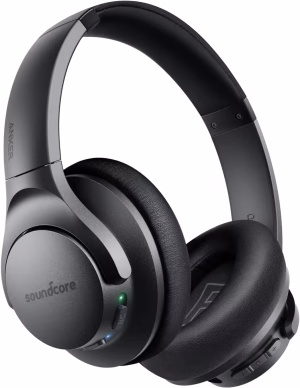 Soundcore Anker Life Q20 Hybrid Active Noise Cancelling, Wireless Over Ear Bluetooth Headphones, 60H Playtime  (Refurbished)