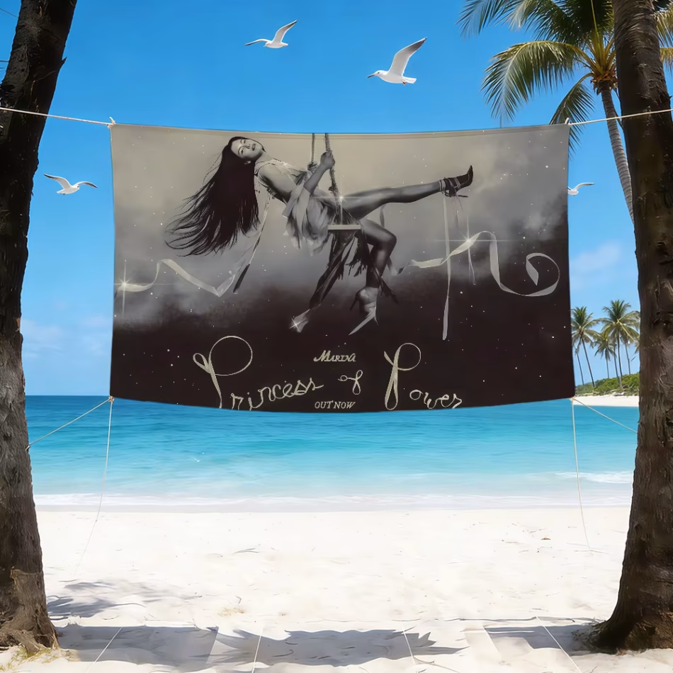 Singer M-Marina princess of power flag Best Price Home Outdoor Garden Lawn Decoration Gift Wall Hanging Banner