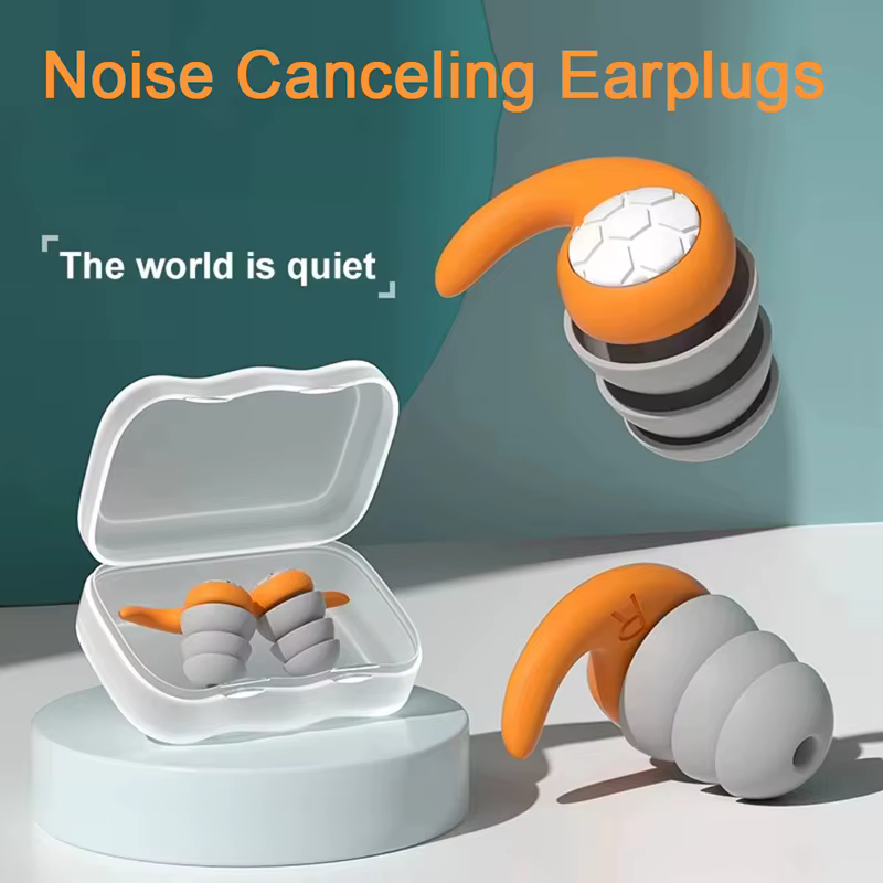 Silicone Noise Cancelling Waterproof Swimming Earplugs Sleep Noise Reduction Earplug Hearing Protection Ear Protection Ear Plug