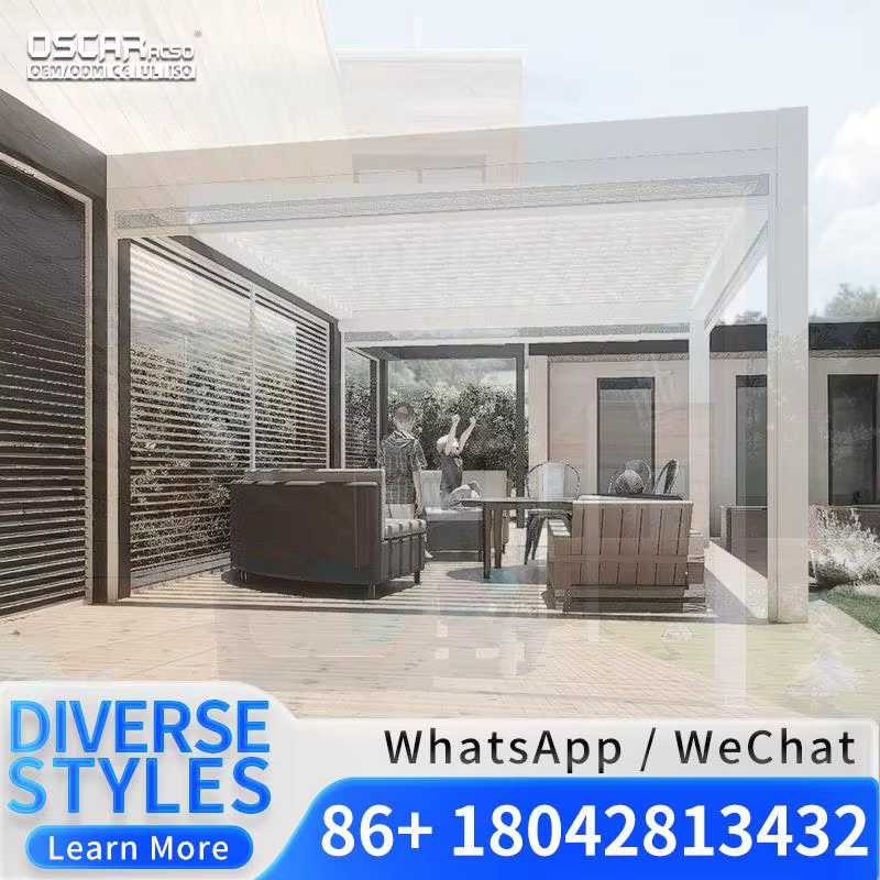 Customizable Outdoor Aluminum  with 5×10 10×4 Sizes Best Designs for Gardens Patios Backyards Pergola