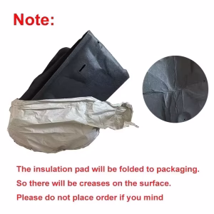 Engine Soundproof Heat Insulation Cotton With Buckle Firewall Mat Pad Cover Noise Deadener Cotton For Kia sportage R 2011-2017