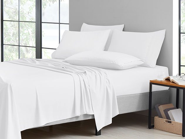 6-Piece Bamboo-Blend Comfort Luxury Sheet Set 6-Piece Bamboo-Blend Comfort Luxury Sheet Set