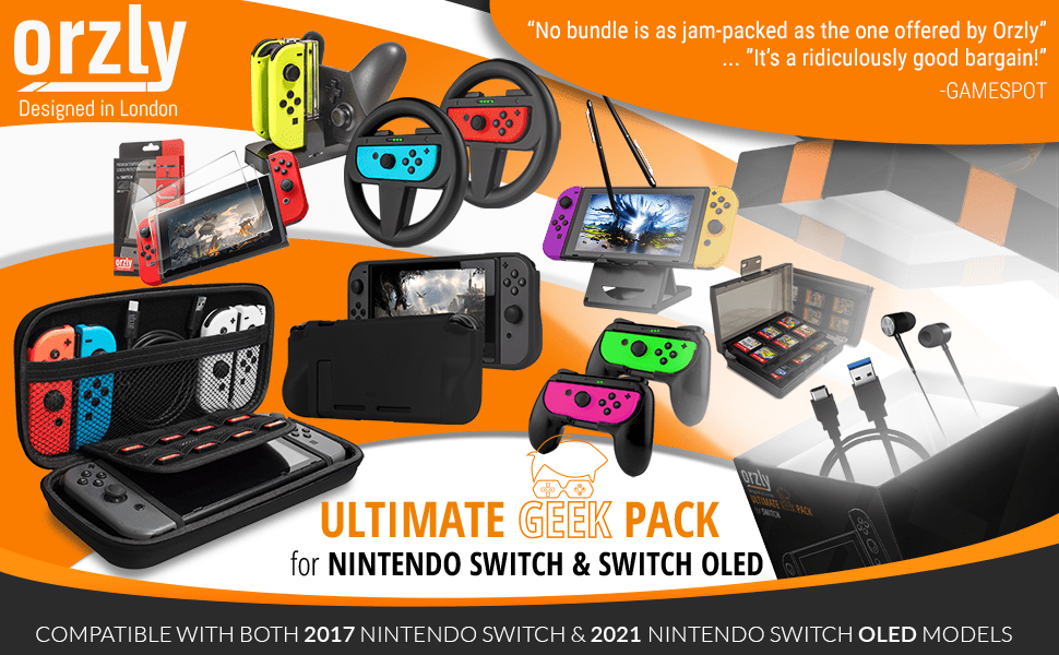 NIntendo switch and switch OLED accessories pack