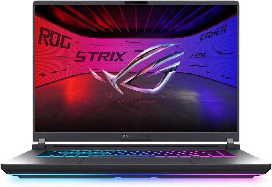 ASUS ROG Strix G16 (2025) Gaming Laptop, 16” FHD+ 16:10 165Hz/3ms, NVIDIA® GeForce RTX™ 5050, Intel® Core™ i5-13450HX, 16GB DDR5-5600, 1TB PCIe Gen 4 SSD, Wi-Fi 7, Windows 11 Home, G615JH-DS54