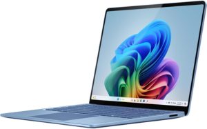 Microsoft Surface Laptop (2024), Windows 11 Copilot+ PC, 13.8″ Touchscreen Display, Snapdragon X Elite (12 core), 16GB RAM, 256GB SSD Storage, Sapphire