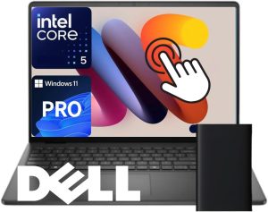 Dell Inspiron 15.6″ Touchscreen Business & Student Laptop, 13th Gen Intel Core i5 (Beat i7-1250U), 12GB RAM, 756GB Storage(256GB SSD & 500GB External), Windows 11, Earphone Jack