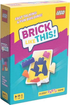 Asmodee Brick Like This! The Official Lego Party Game – A Fast, Fun Building Game for Families, Kids, Teens & Adults, Ages 7+, 2-8 Players, 15 Minute Playtime