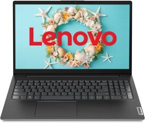 Lenovo 15.6″ Laptop Computer, Intel Dual-Core Processor, 8GB DDR4 RAM, 256GB PCIe SSD, FHD Display, Intel UHD Graphics, WiFi 6, Bluetooth 5.2, USB Type-C, HDMI, Ethernet, Webcam, Numeric Keypad
