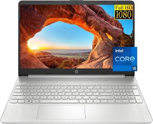 HP 15.6 inch Laptop, Intel Core i5-1135G7 Processor, 15.6″ FHD Anti-Glare LED Display, HDMI, Wi-Fi and Bluetooth, Lightweight Design, Fast Charge, Windows 11 Home (16GB RAM | 1TB SSD)