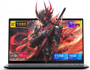 2026 Laptop, 15.6 Inch FHD IPS Display, AMD Ryzen 4300U(Beat Intel Processor N150,up to 3.7GHz), 16GB DDR4 RAM, 512GB SSD, Windows 11 Pro, 54.72Wh Battery,WiFi 5,Numbers Keyboard