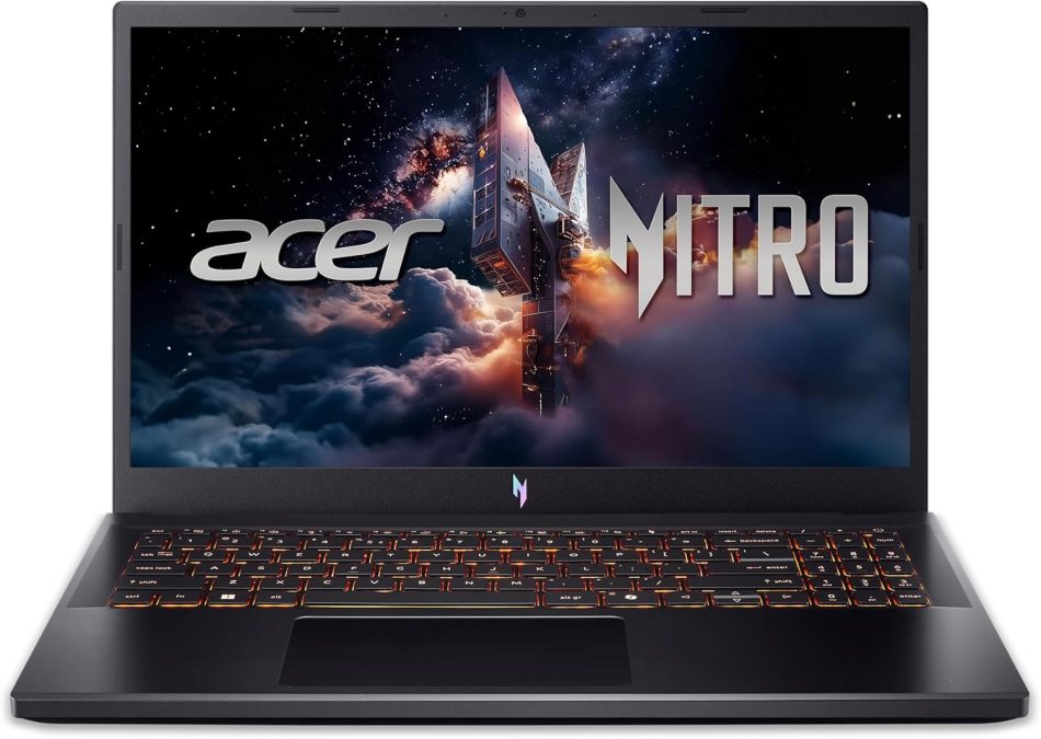 acer Nitro V Gaming Laptop | Intel Core i9-13900H Processor | NVIDIA GeForce RTX 5060 Laptop GPU | 15.6″ FHD IPS 165Hz Display | 16GB DDR4 | 1TB Gen 4 SSD | Wi-Fi 6 | Backlit KB | ANV15-52-98KV