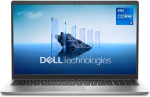 Dell 15 Laptop DC15250-15.6-inch FHD 120Hz Display, 13th Gen Intel Core i7-1355U, 16GB DDR4 RAM, 512GB SSD, Intel UHD Graphics, Windows 11 Home, Onsite Service – Platinum Silver