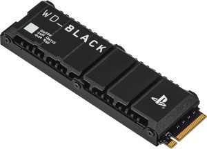 WD_BLACK 4TB SN850P NVMe M.2 SSD Officially Licensed Storage Expansion for PS5 Consoles, up to 7,300MB/s, with heatsink – WDBBYV0040BNC-WRSN,Black