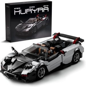 Nifeliz HURYRA Sports Car Building Set, 1:14 Scale Supercar Model Building Set for Display and Collectors, Ideal Gift for Adults and Car Lovers (1,191 PCS, NF10318)