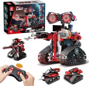 Robot Building Kit, STEM Robotics for Kids Ages 8-12, 533 Pcs Robot Kits Erector Set Rc Toy for Kids Age 8+, DIY Build Science Educational Gifts for Age 8 9 10 11 12+ Boys & Girls