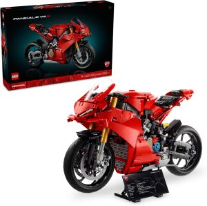 LEGO Technic Ducati Panigale V4 S Motorcycle Toy – Building Set for Adults, Men & Women, Ages 18+ – Gift for Birthdays – 42202