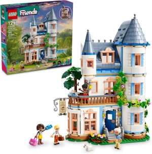 LEGO Friends Castle Bed and Breakfast Hotel Building Toy – Pretend Play Toy Figures & Playsets for Girls & Boys, Ages 12+ Years – Gift for Kids W/Mini-Dolls – 42638