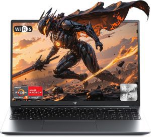 New Gaming Laptop, 2026 Laptop with AMD Ryzen 7 7735HS (8C/16T, Up to 4.75GHz), 16GB DDR5 512GB NVMe SSD Laptop Computer, Up to 4TB, 16.0-inch FHD Display, WiFi 6, Backlit KB, Dual Fans