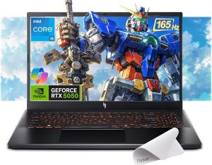 acer Nitro V 15.6” FHD IPS 165Hz Gaming Laptop, Intel Core i5-13420H, NVIDIA GeForce RTX 5050 with 8GB GDDR7 VRAM, Win11H, w/Mouse pad (16GB RAM, 1TB PCIe SSD)