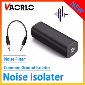 VAORLO Professional Audio Ground Loop Noise Isolator 3.5MM AUX Anti-interference Safe Accessory Clear Stereo For Car TV Speaker