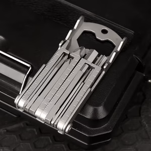 13-in-1 Multi-Functional Folding Screwdriver – Stainless Steel Portable EDC Tool, Essential for Outdoor & Home Repairs