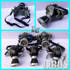Anime GACHIAKUTA Riyo Rudo Tamsy Zanka Enjin Cosplay Mask Gas Mask Props Punk Gothic Anime Character Prop Tactical Respirator