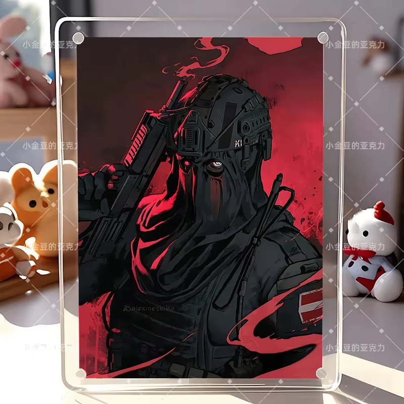 Call of Duty Konig: Acrylic Magnetic Photo Frame Surrounding Konig, Desktop Stand up Stand, Gift for Friends
