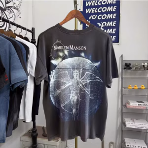2026ss Marilyn Manson T Shirt Men Women Best Quality Tee Tops T-Shirt