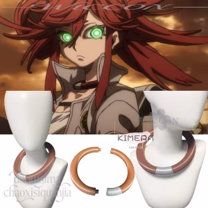 Halloween Adults GACHIAKUTA Anime Cosplay Riyo Rudo Zanka Enjin 3D Polylactic Acid Necklace Bracelet Props 2026 Carnival disfraz