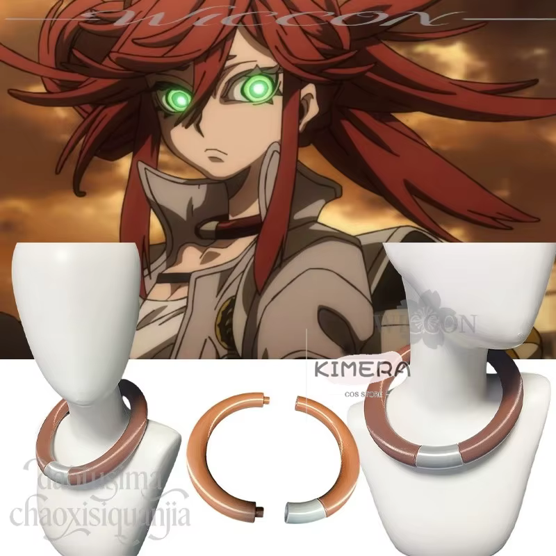 Halloween Adults GACHIAKUTA Anime Cosplay Riyo Rudo Zanka Enjin 3D Polylactic Acid Necklace Bracelet Props 2026 Carnival disfraz
