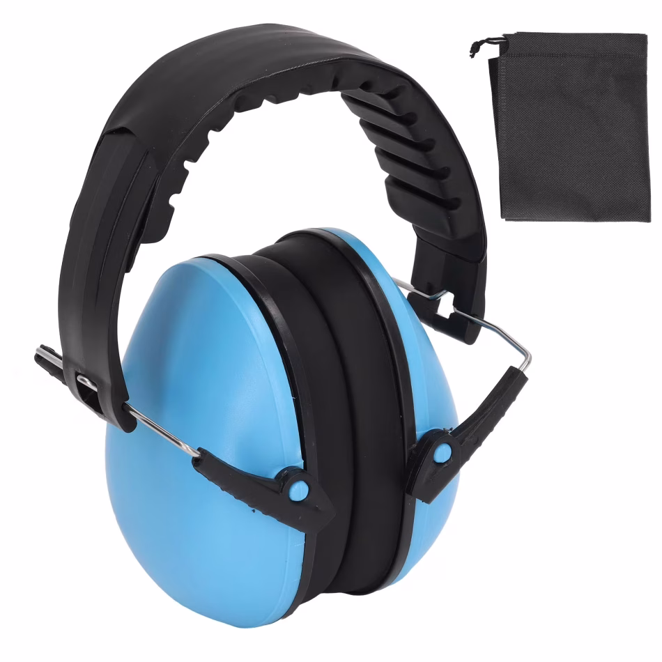 Ear Protection Earmuff NRR 21DB Industrial Noise Reduction Headphone for Work Shooting Blue Shooting Earmuff Soundproof Earmuff