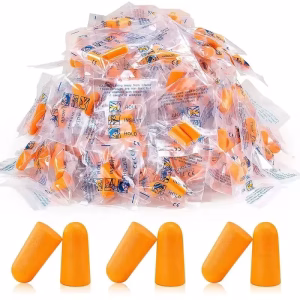 50/20/10 Pairs Anti Noise Earplugs Work Study Sleep Travel Aircraft Noise Reduction Soft Foam Earplugs Separately Packaged