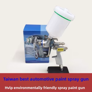 Taiwan Best 4000B Blue Wind Upper Pot Topcoat High Atomization Spray Gun Car Paint Spray Gun Environmental Protection Spray Gun
