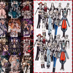 Riyo Rudo Zanka Enjin 28cm Pendant Movable Funny Slender Toy Furry Doll Plush Ornament Birthday Gift Cosplay Anime Gachiakuta