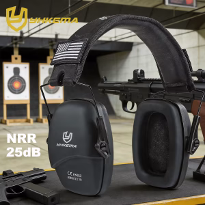 Tactical Headset Ear Protection Shooting Headphones for Hunting Hearing Earmuff Noise Reduction 25dB Earmuffs