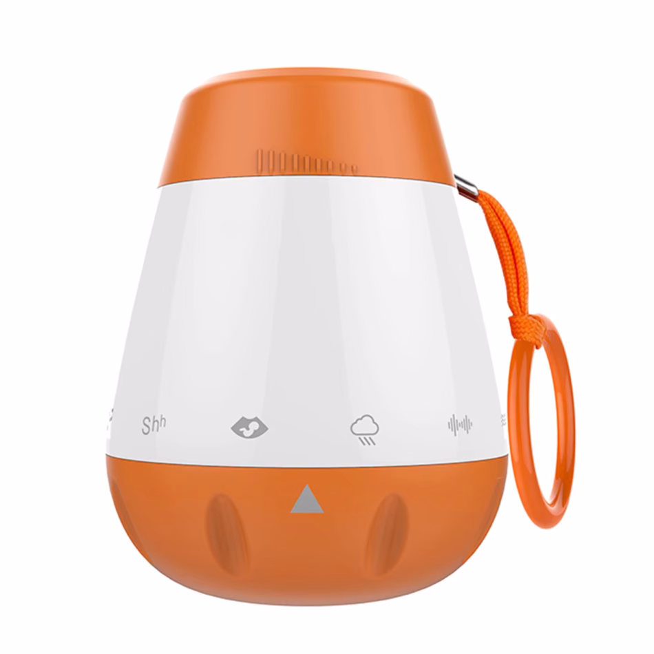 Smart Baby Sleep Soother White Noise Sound Machine for Infants Toddlers with 6 Soothing Sounds Intelligent Voice Activated