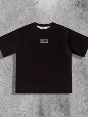 The new men’s T-shirt for the summer of 2025 features a casual fashionable comfortable and breathable 3D letter pattern print