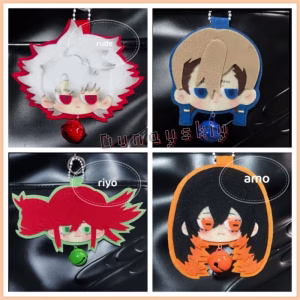 Anime Gachiakuta Non-woven Fabric Handcrafted Pendant Cosplay Props Schoolbag Accessory Rude Zanka Amo Riyo Jabber Tamsy Enjin