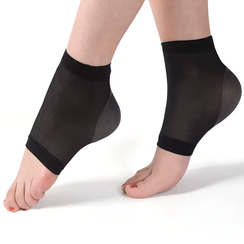 1pair upgraded high elasticity breathable Silicone socks，Ankle protection socks，Ankle Support Brace, Best Ankle Compression Supp