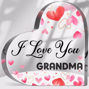 1pc,Best Grandma Gift for Women,Grandma Birthday Gift,Grandma Home Decor Acrylic,Thank You Gift for Grandma,Grandmother