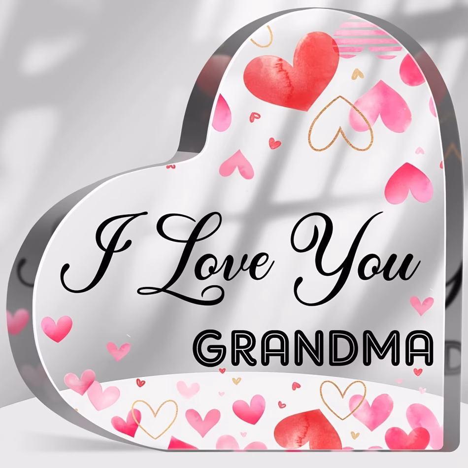 1pc,Best Grandma Gift for Women,Grandma Birthday Gift,Grandma Home Decor Acrylic,Thank You Gift for Grandma,Grandmother