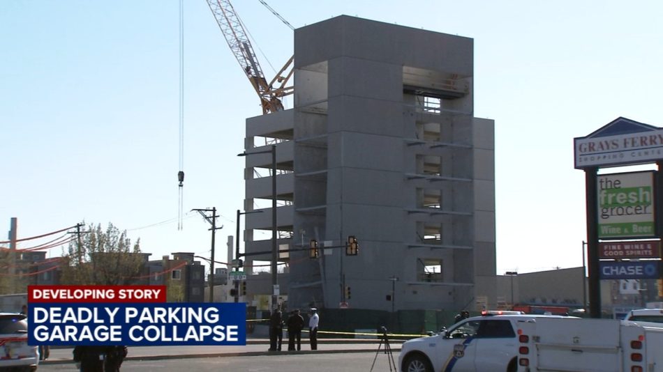 Grays Ferry parking garage collapse: 1 dead, 2 missing in Philadelphia Grays Ferry parking garage collapse: 1 dead, 2 missing in Philadelphia